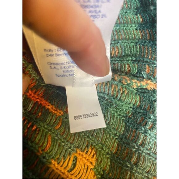 Chaps Womens Multicolor Aztec Print Funnel Neck Sweater Medium - Picture 7 of 7